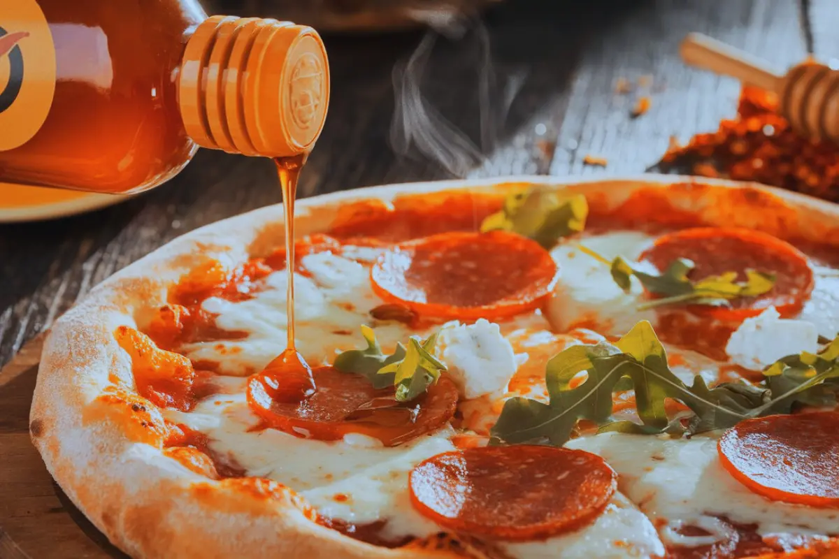 Hot honey pizza