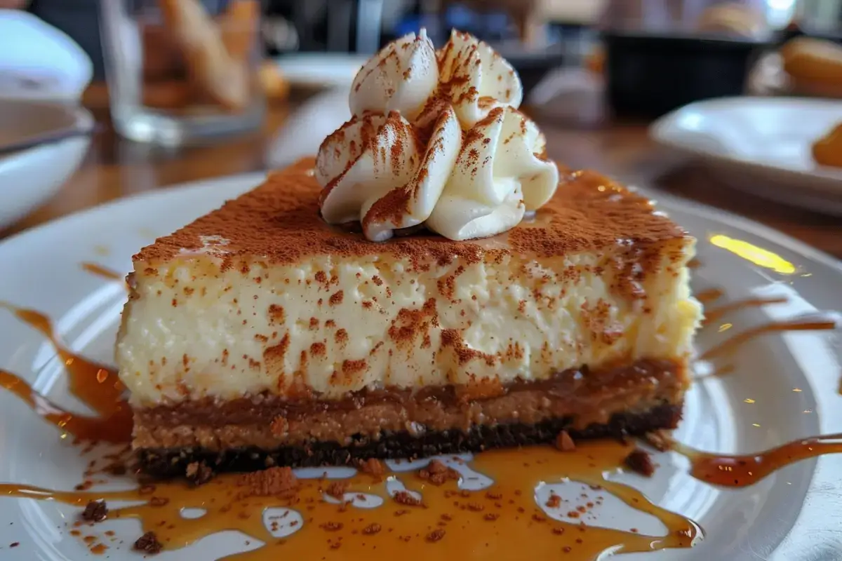 What is churro cheesecake made of?