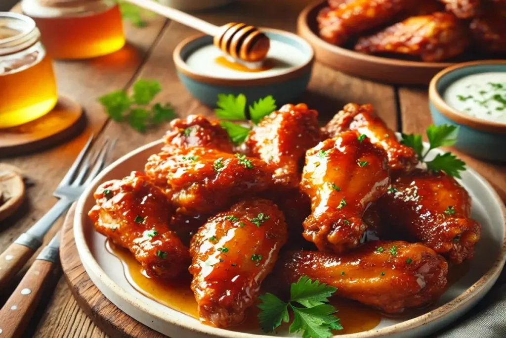 honey hot wings