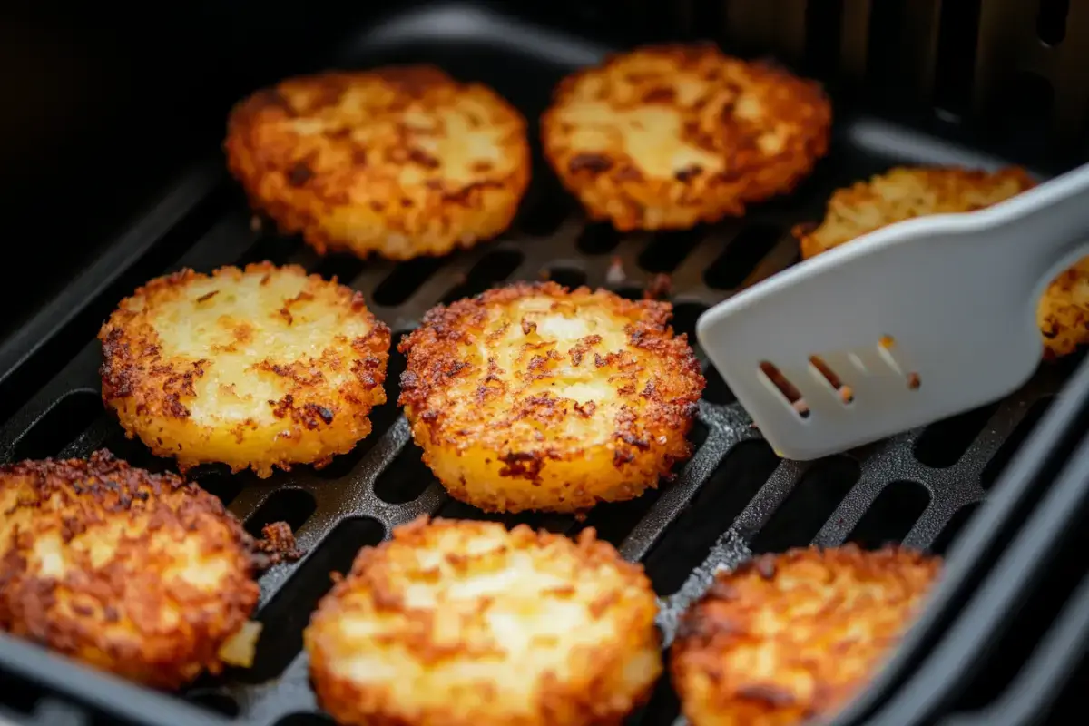 How long does it take for hash browns to go in an air fryer?