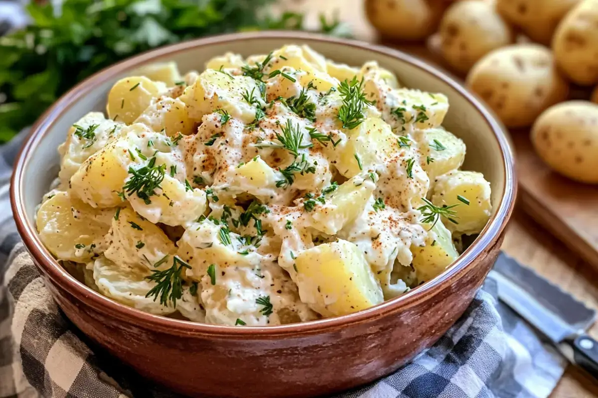 peel potatoes for potato salad