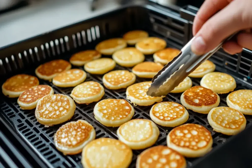 How long do I warm up mini pancakes